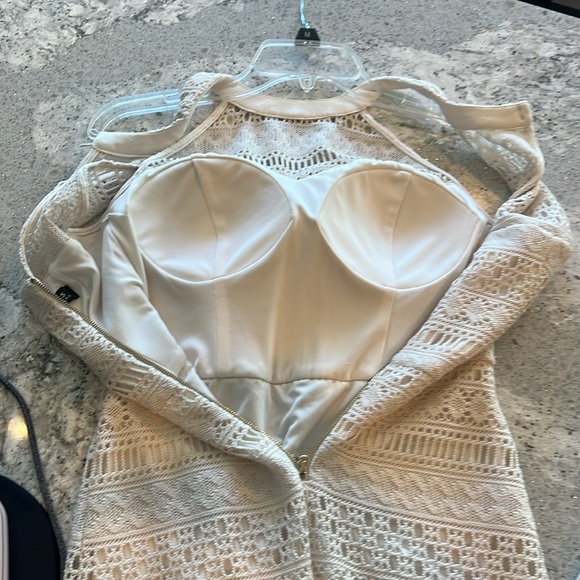 Guess Ivory Crochet Maxi Dress - Picture 12 of 12